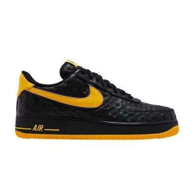 Pre-owned Nike Kobe Bryant X Air Force 1 Low 'lakers Away - Numbered' | Black | Men's Size 5.5