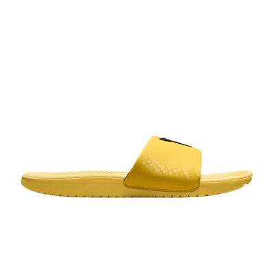 Pre-owned Nike Kobe Bryant X Kawa Slide Gs 'lightning' | Yellow | Kid's Size 2