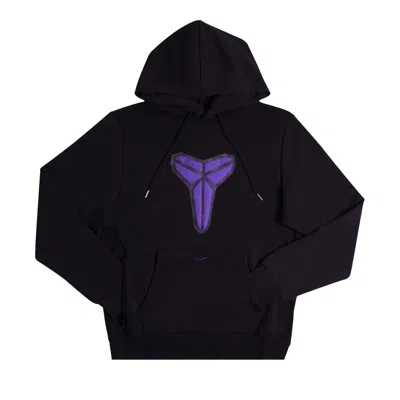 Pre-owned Nike Kobe Dri-fit Pullover Basketball Hoodie 'black/field Purple' | Men's Size L
