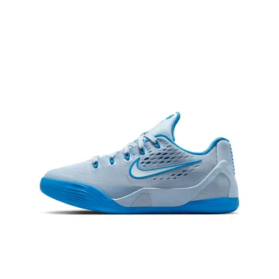 Nike Kobe Ix Low Em Big Kids' Basketball Shoes In Blue