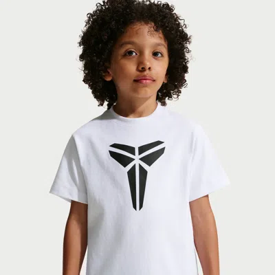 Nike Kobe Little Kids' Quick Dry Sheath T-shirt In White