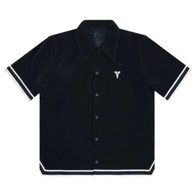 Pre-owned Nike Kobe Pleated Short-sleeve Basketball Top 'black/white' | Men's Size L