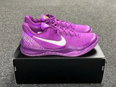 Pre-owned Nike Kobe Viii Protro Eybl Promo Hyper Violet White - Size 10.5 - Hj7265-500