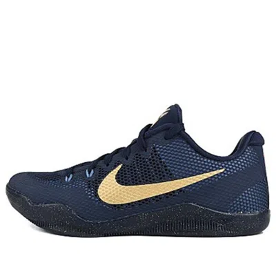 Nike Kobe Xi Ep 'midnight Navy Metallic Gold' In Blue