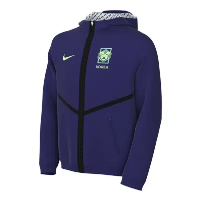 Nike Korea Big Kids'  Dri-fit Soccer Anthem Jacket In Purple