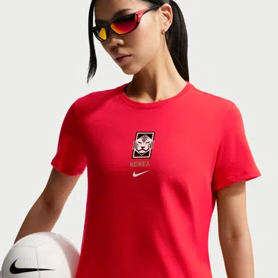 Nike Korea  Women's Soccer T-shirt In Red