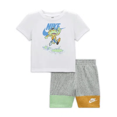 Nike Ksa Baby (12-24m) Shorts Set In Grey