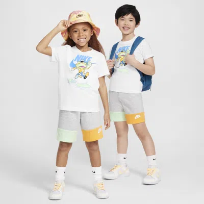 Nike Ksa Little Kids' Shorts Set In Grey