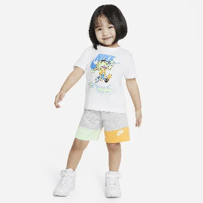 Nike Babies' Ksa Toddler Shorts Set In Gray