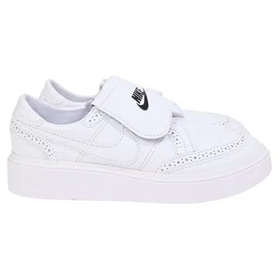 Nike Kwondo 1 G-dragon Peaceminusone Triple Sneakers In White Leather