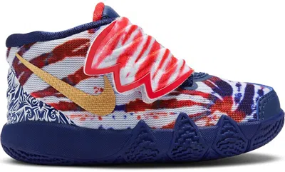 Pre-owned Nike Kybrid S2 Tie Dye Usa Sneakers In Blue Void/metallic Gold/photo Blue In Multi
