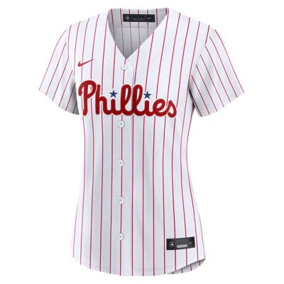 Nike Kyle Schwarber Philadelphia Phillies  Women's Mlb Replica Jersey In White