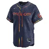 Nike Kyle Tucker Houston Astros City Connect  Men's Dri-fit Adv Mlb Limited Jersey In Blue