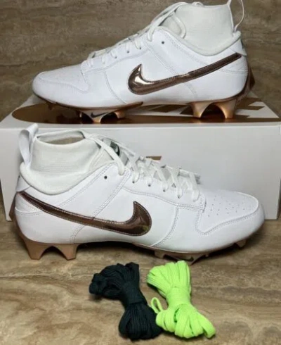 Pre-owned Nike Kyler Murray  Vapor Edge Dunk White Rose Gold Football Cleat Men Size 8-14