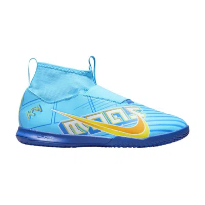 Pre-owned Nike Kylian Mbapp√© X Zoom Mercurial Superfly 9 Academy Ic Gs 'motivation Pack' | Blue | Kid's Size