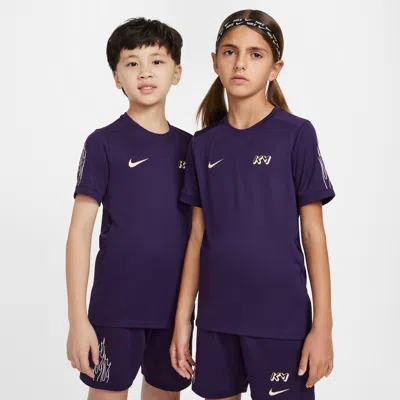 Nike Kylian Mbappã© Academy Big Kids' Dri-fit Soccer Top In Purple
