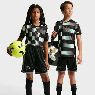 Nike Kylian Mbappã© Academy Big Kids'  Dri-fit Soccer Shorts In Black