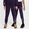 Nike Kylian Mbappã© Club Fleece Big Kids' Soccer Jogger Pants In Purple