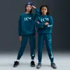 Nike Kylian Mbappã© Club Fleece Big Kids'  Soccer Jogger Pants In Blue