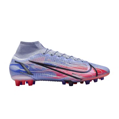 Pre-owned Nike Kylian Mbappé X Mercurial Superfly 8 Elite Ag 'flames' In Purple