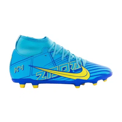 Pre-owned Nike Kylian Mbappé X Mercurial Superfly 9 Club Fg Mg Gs 'motivation Pack' | Blue | Kid's Size 4.5