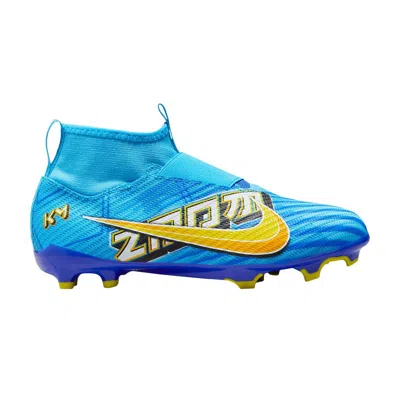 Pre-owned Nike Kylian Mbappé X Mercurial Superfly 9 Pro Fg Mg Gs 'motivation Pack' | Blue | Kid's Size 4.5