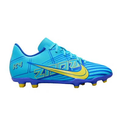 Pre-owned Nike Kylian Mbappé X Mercurial Vapor 15 Club Mg Gs 'motivation Pack' | Blue | Kid's Size 4.5