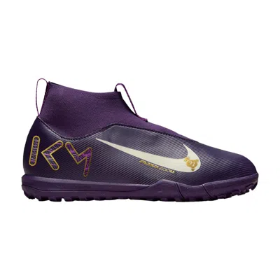 Pre-owned Nike Kylian Mbappé X Zoom Mercurial Superfly 10 Academy Tf Gs 'grand Purple' | Kid's Size 6