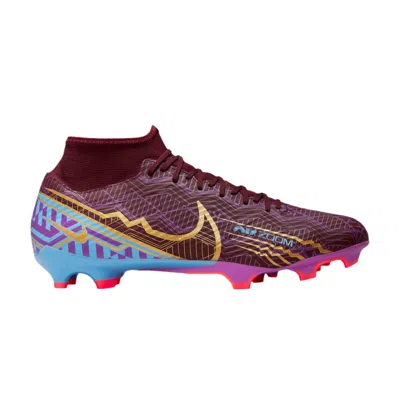 Pre-owned Nike Kylian Mbappé X Zoom Mercurial Superfly 9 Academy Fg Mg 'dark Beetroot' In Purple