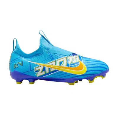 Pre-owned Nike Kylian Mbappé X Zoom Mercurial Vapor 15 Academy Fg Mg Gs 'motivation Pack' | Blue | Kid's Size