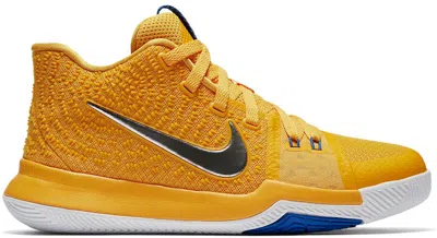 Pre-owned Nike Kyrie 3 Mac And Cheese Sneakers In University Gold/chrome/white In Multi