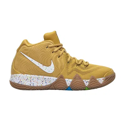 Pre-owned Nike Kyrie 4 'cinnamon Toast Crunch' Gs | Gold | Kid's Size 5