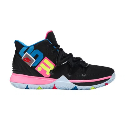 Pre-owned Nike Kyrie 5 Gs 'just Do It' | Black | Kid's Size 5.5