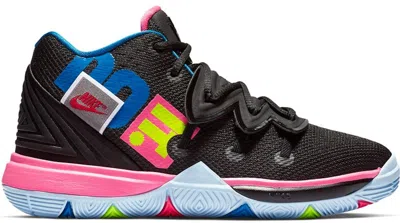 Pre-owned Nike Kyrie 5 Just Do It Sneakers In Black/volt/hyper Pink