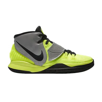 Pre-owned Nike Kyrie 6 Cross Gs 'volt Black' | Green | Kid's Size 5.5