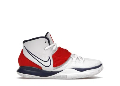 Pre-owned Nike Kyrie 6 Usa Sneakers In White