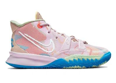 Pre-owned Nike Kyrie 7 1 World 1 People Sneakers In Regal Pink/hemp/honeydew