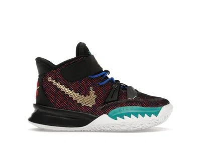 Pre-owned Nike Kyrie 7 Chinese New Year Sneakers In Black/spirit Teal/hyper Pink In Multi