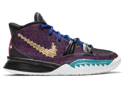 Pre-owned Nike Kyrie 7 Chinese New Year Sneakers In Black/spirit Teal/hyper Pink