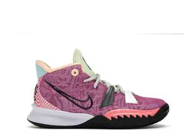 Pre-owned Nike Kyrie 7 Creator Sneakers In Active Fuchsia/black/ghost