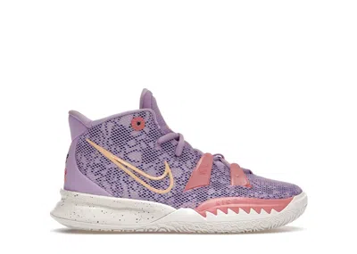 Pre-owned Nike Kyrie 7 Daughters Sneakers In Lilac/melon Tint/indigo Burst