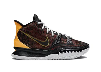 Pre-owned Nike Kyrie 7 Rayguns Sneakers In Black/university Gold/team Orange In Multi