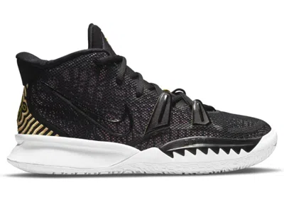Pre-owned Nike Kyrie 7 Ripple Effect Sneakers In Black/arctic Punch/opti Yellow