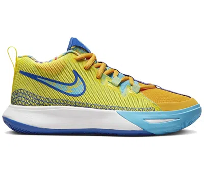 Pre-owned Nike Kyrie Flytrap 6 Kaleidoscope Sneakers In University Gold/baltic Blue/opti Yellow