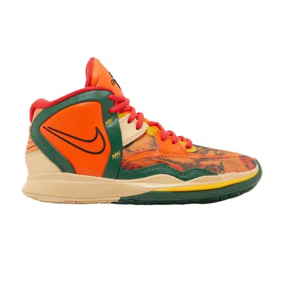 Pre-owned Nike Kyrie Infinity Gs '1 World, 1 People' | Orange | Kid's Size 6