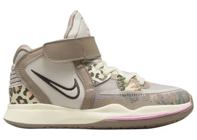 Pre-owned Nike Kyrie Infinity Leopard Camo Sneakers In Light Iron Ore/black/moon Fossil In Multi