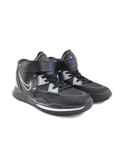 Nike Kids' Kyrie Infinity Ps "black/white" Sneakers In Animal Print