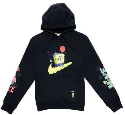 Pre-owned Nike Kyrie X Spongebob Drifit Patrick Star Hoodie (kids Sizing) In Black