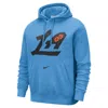 Nike Men's Blue La Clippers 2024/25 City Edition Essential Club Pullover Hoodie In Blue