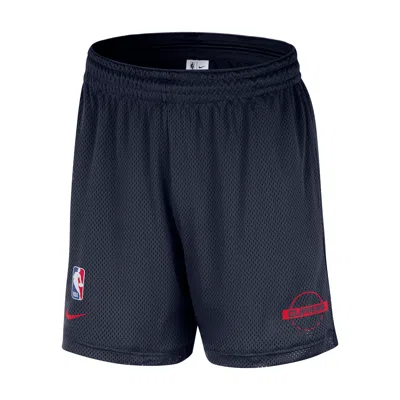 Nike La Clippers  Men's Nba Mesh Shorts In Blue